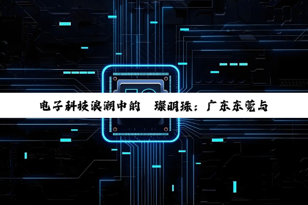 电子科技浪潮中的璀璨明珠：广东东莞与广州杰出企业探秘