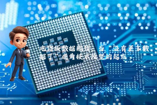 电路板数据瓶颈：当“没有更多数据了”成为技术攻坚的起点
