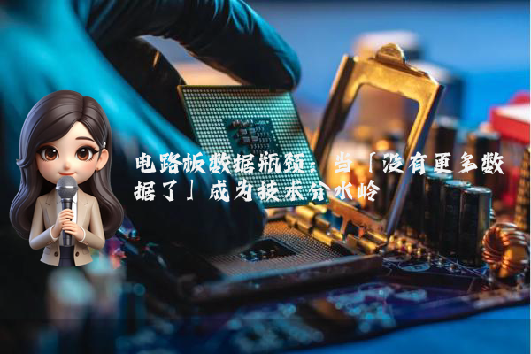 电路板数据瓶颈：当「没有更多数据了」成为技术分水岭