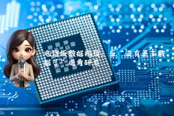 电路板数据瓶颈：当“没有更多数据了”成为研发桎梏