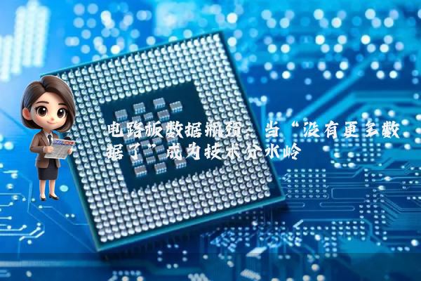 电路板数据瓶颈：当“没有更多数据了”成为技术分水岭