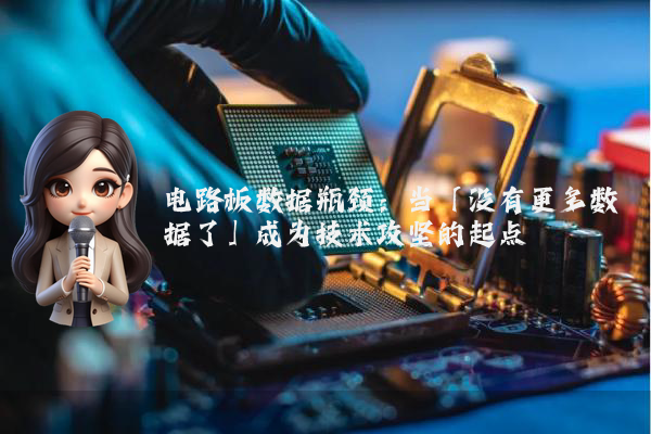 电路板数据瓶颈：当「没有更多数据了」成为技术攻坚的起点